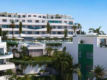 Àtic amb piscina en venda a Mijas pueblo