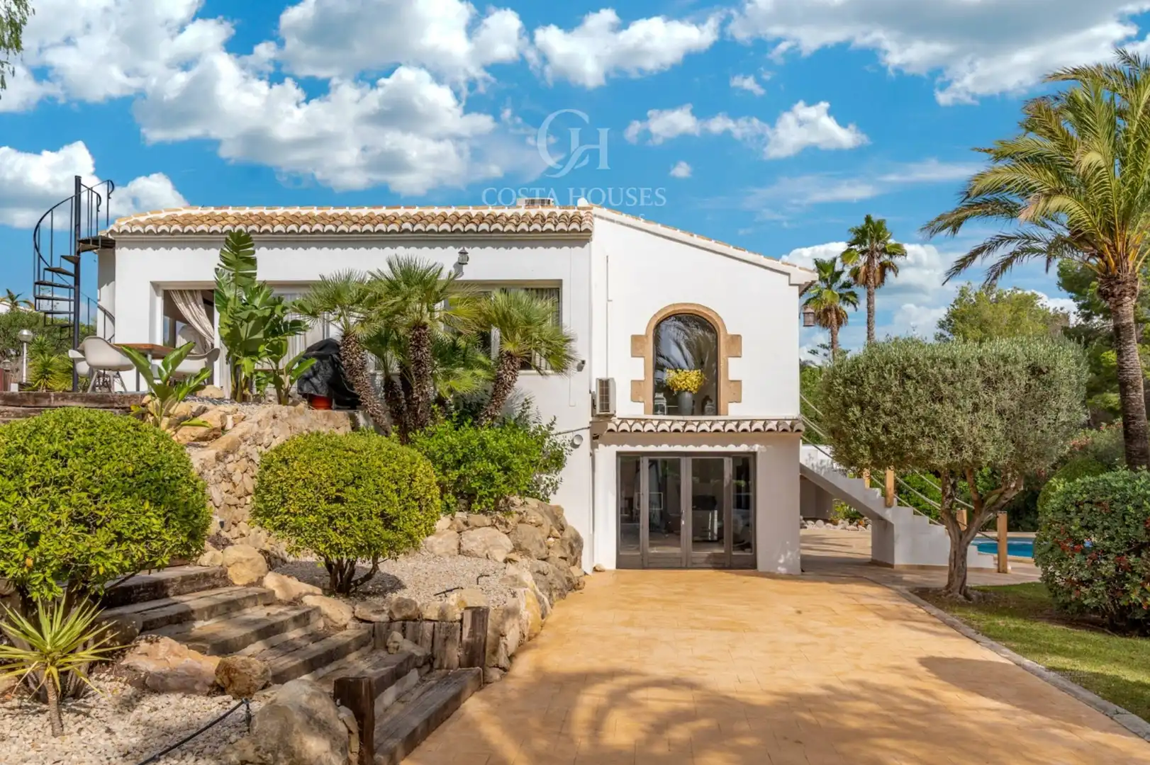 Exterior view of Houses for sale in Jávea / Xàbia  with Air Conditioner, Heating and Private garden