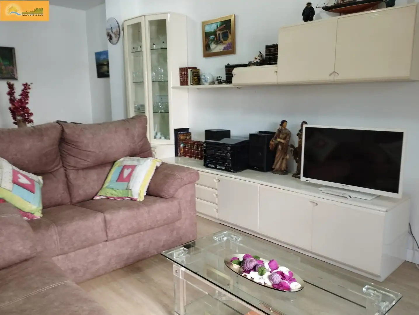 Living room of Flat for sale in Cádiz  with Furnished and Balcony