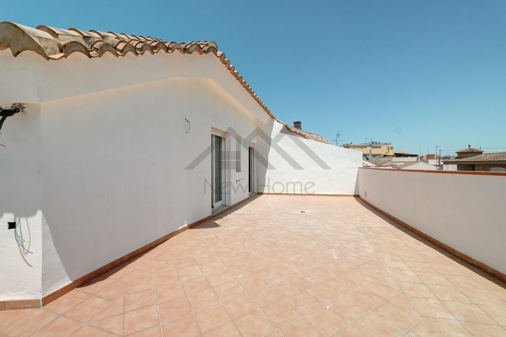 Terrasse von Dachboden zum verkauf in La Pobla de Vallbona mit Klimaanlage, Terrasse und Abstellraum