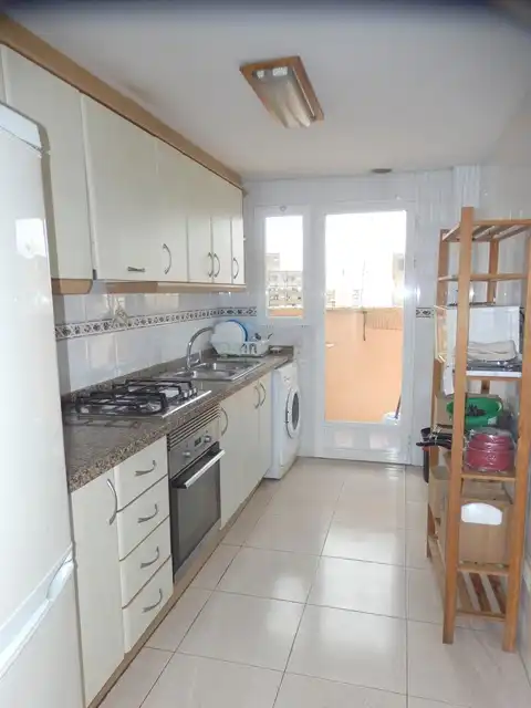 Kitchen of Flat for rent in Valencia  with Furnished, Oven and Washing machine