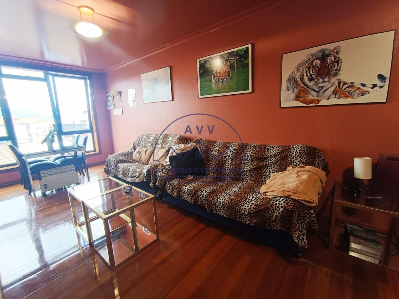 Sala d'estar de Pis en venda en Vigo  amb Calefacció i Parquet
