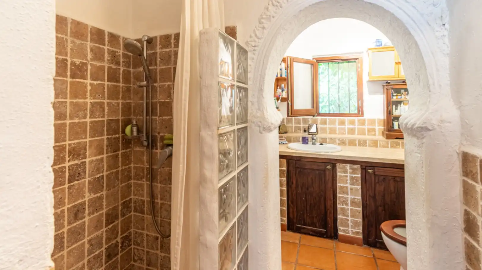 Bathroom of Houses for sale in Jávea / Xàbia  with Air Conditioner, Heating and Private garden