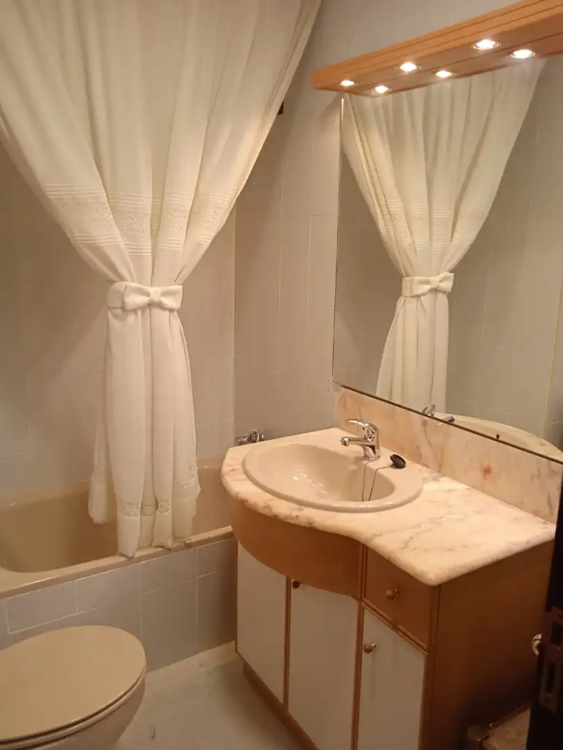 Baño de Apartamento de alquiler en Zaragoza con Calefacción, Amueblado y Horno