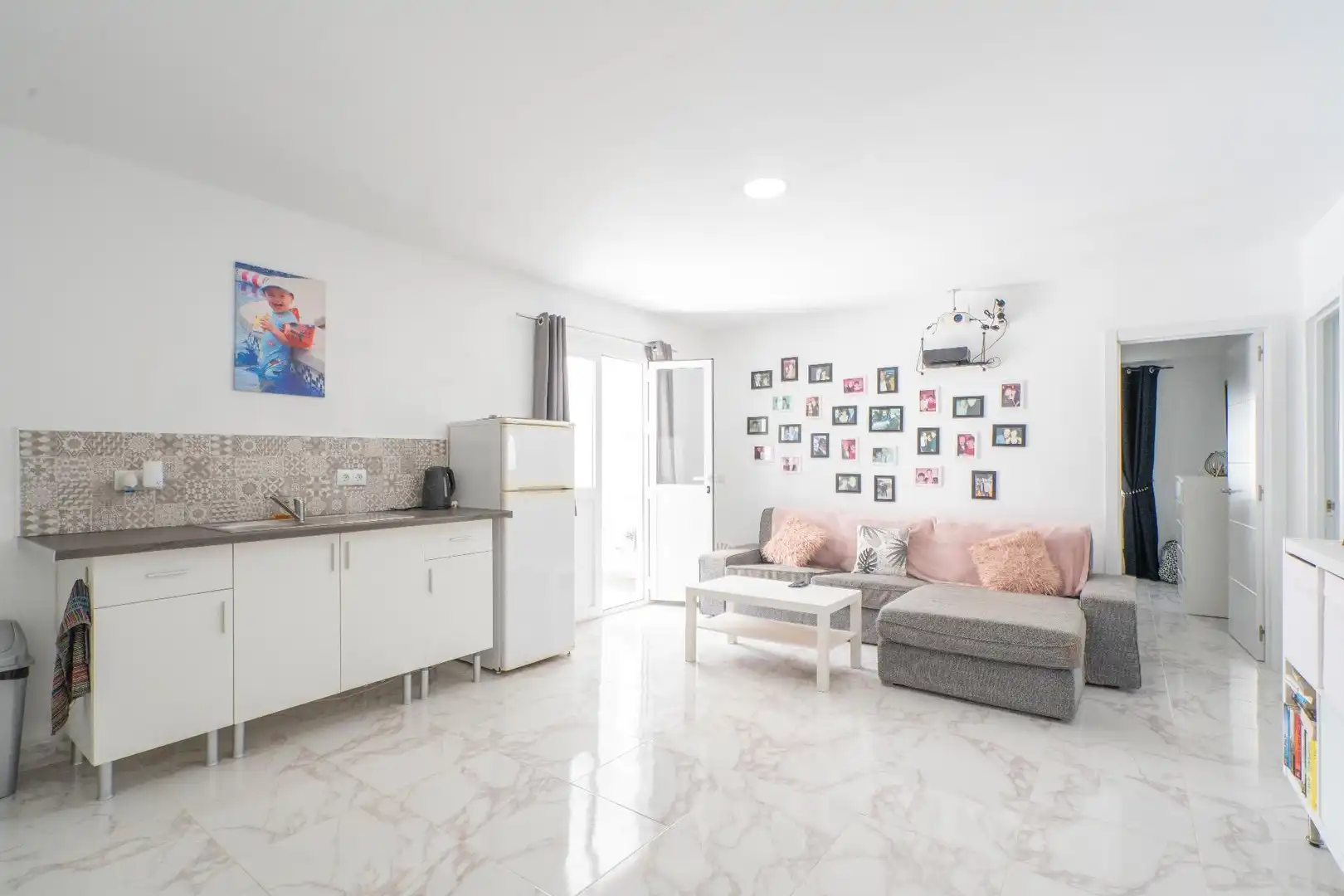 Sala de estar de Casa o chalet en venta en Mazarrón con Aire acondicionado, Calefacción y Jardín privado