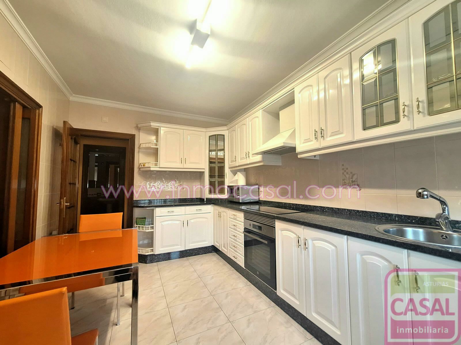 Cocina de Piso de alquiler en Mieres (Asturias) con Calefacción y Amueblado