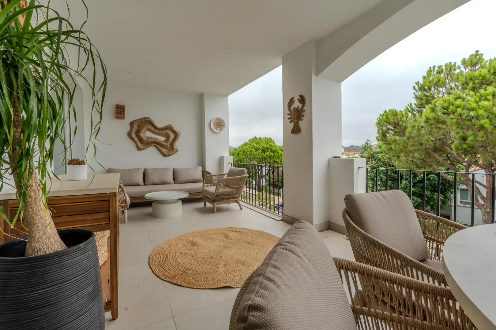 Terraza de Apartamento de alquiler en Benahavís con Aire acondicionado, Terraza y Piscina
