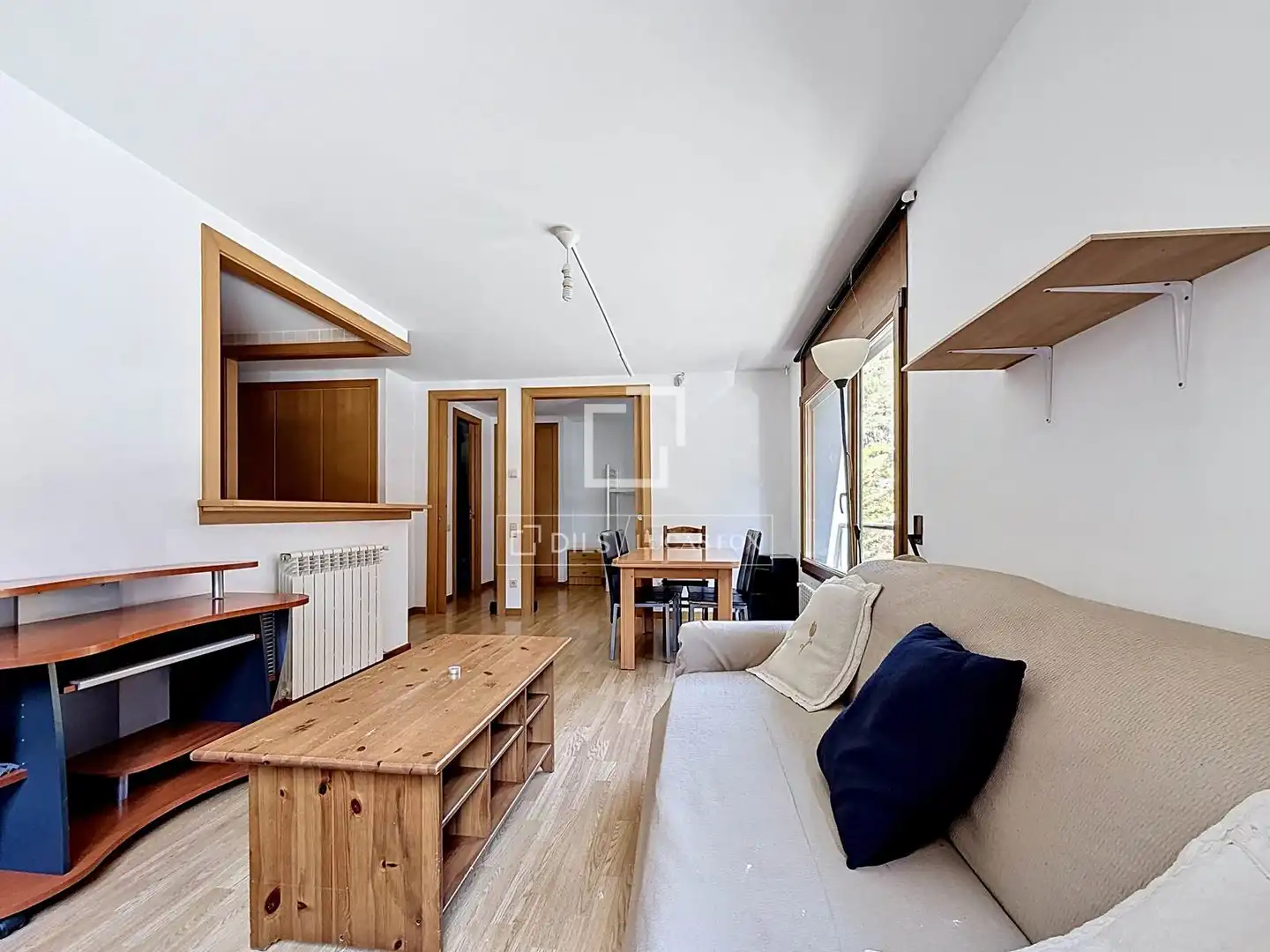 Sala de estar de Piso de alquiler en Madrid con Calefacción, Parquet y Trastero