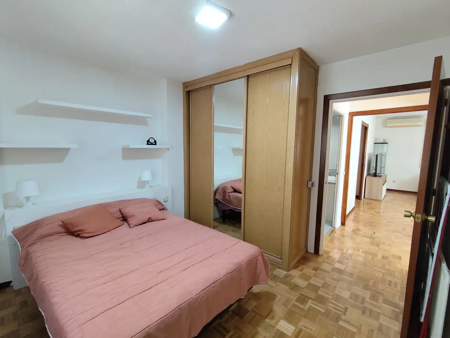 Schlafzimmer von Wohnung zum Verkauf in Móstoles mit Klimaanlage, Heizung und Parkett