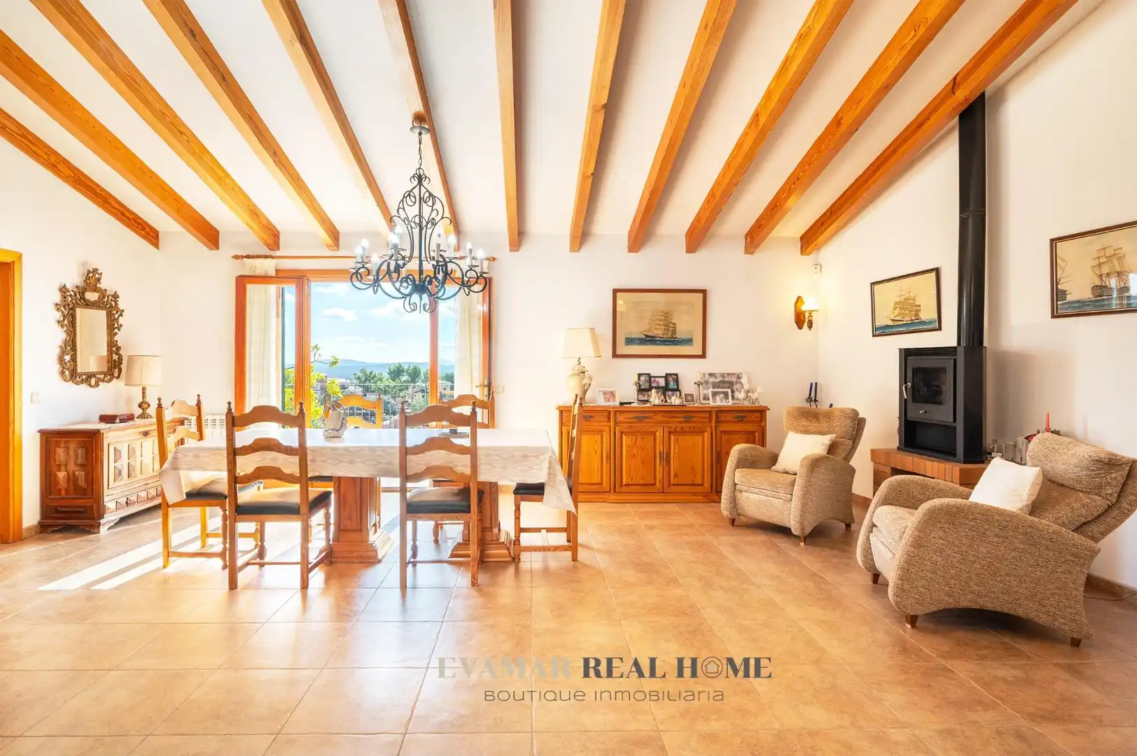 Comedor de Casa o chalet en venta en Bunyola con Calefacción, Jardín privado y Terraza