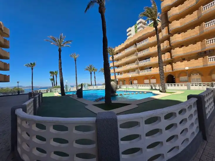Swimming pool of Flat for sale in La Manga del Mar Menor  with Furnished, Alarm and Community pool