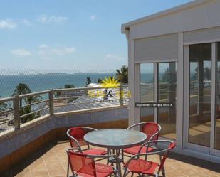 Terrace of Apartment to rent in San Javier  with Air Conditioner, Heating and Furnished