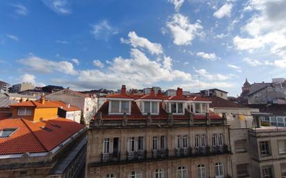 Exterior view of Flat for sale in Ourense Capital   with Heating, Parquet flooring and Terrace