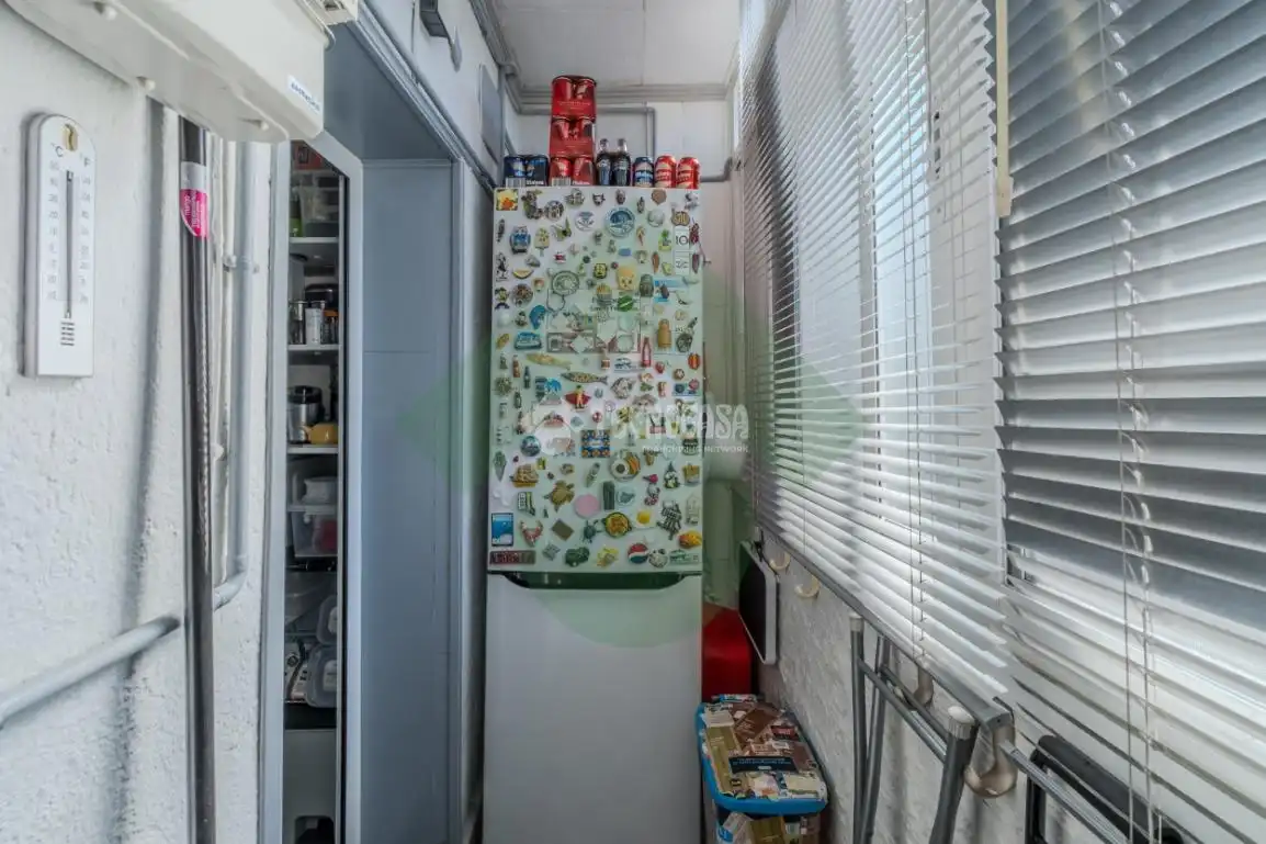Kitchen of Flat for sale in Madrid  with Heating, Terrace and Balcony