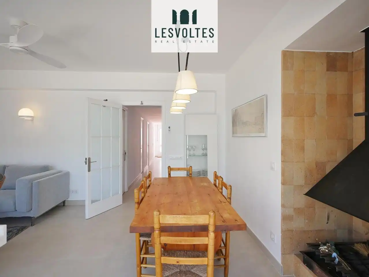 Comedor de Piso de alquiler en Palafrugell con Calefacción, Terraza y Amueblado