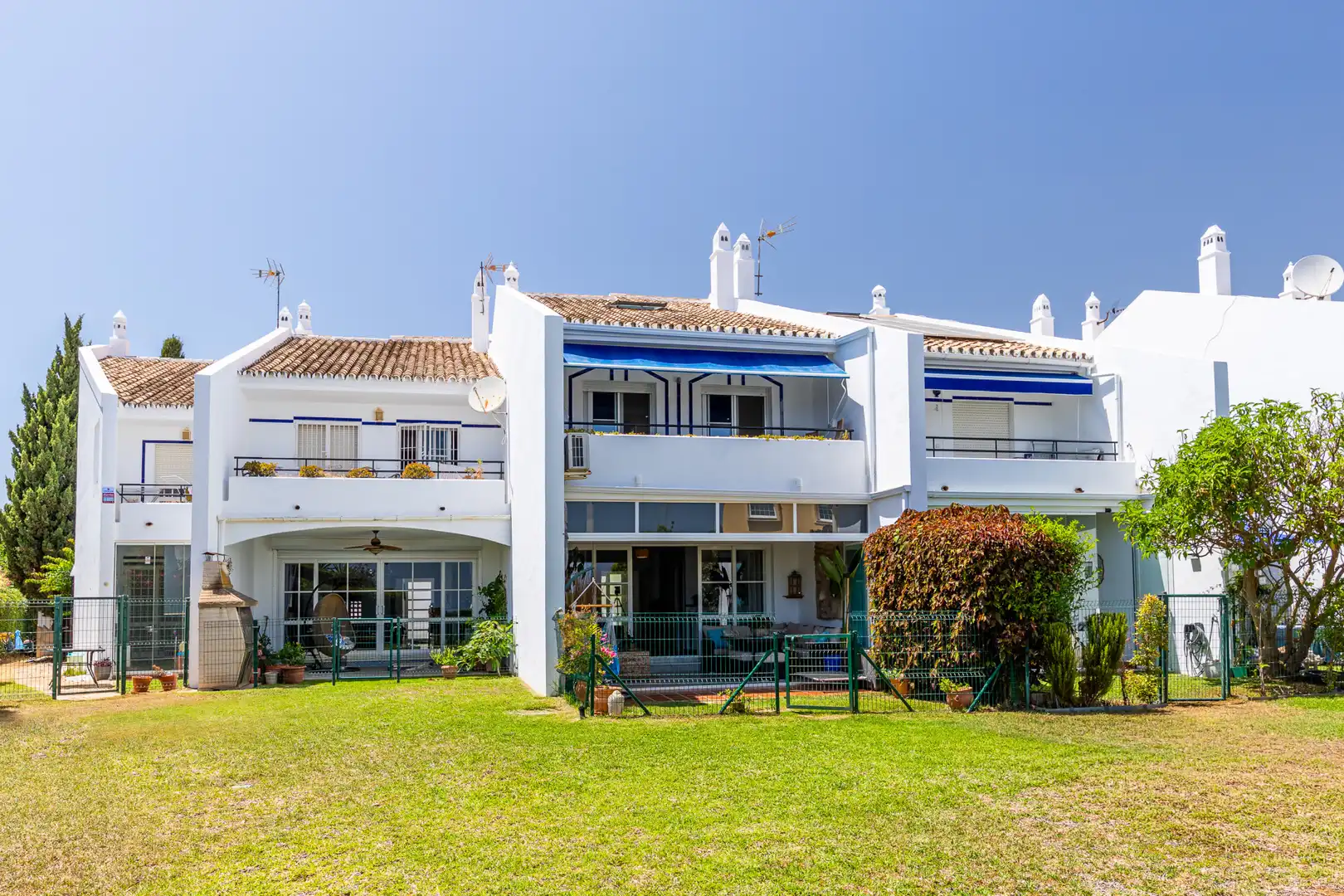 Jardí de Casa adosada en venda en Mijas amb Aire condicionat, Jardí privat i Terrassa