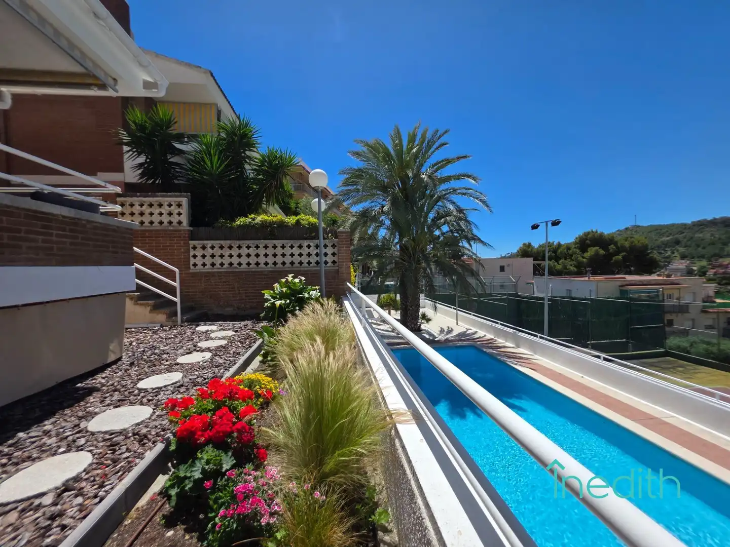 Swimming pool of Detached homes for sale in Castelldefels  with Heating, Private garden and Terrace
