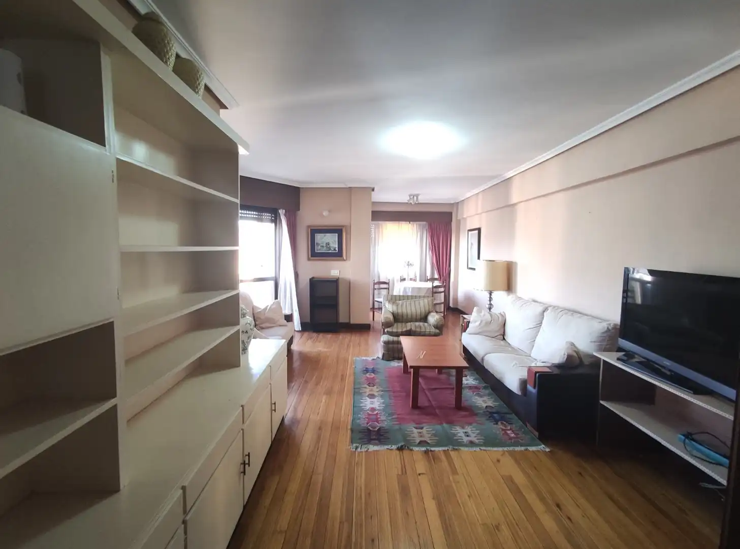 Living room of Flat for rent in Ourense Capital   with Heating, Furnished and Oven