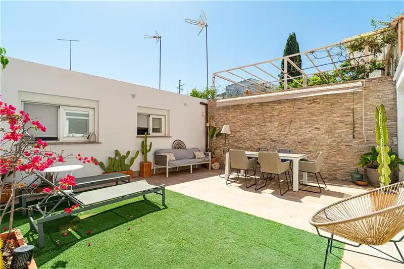 Terrassa de Casa adosada en venda en  Palma de Mallorca amb Aire condicionat, Jardí privat i Terrassa