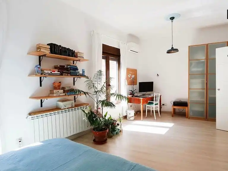 Sala de estar de Apartamento de alquiler en Lloret de Mar con Aire acondicionado, Parquet y Trastero