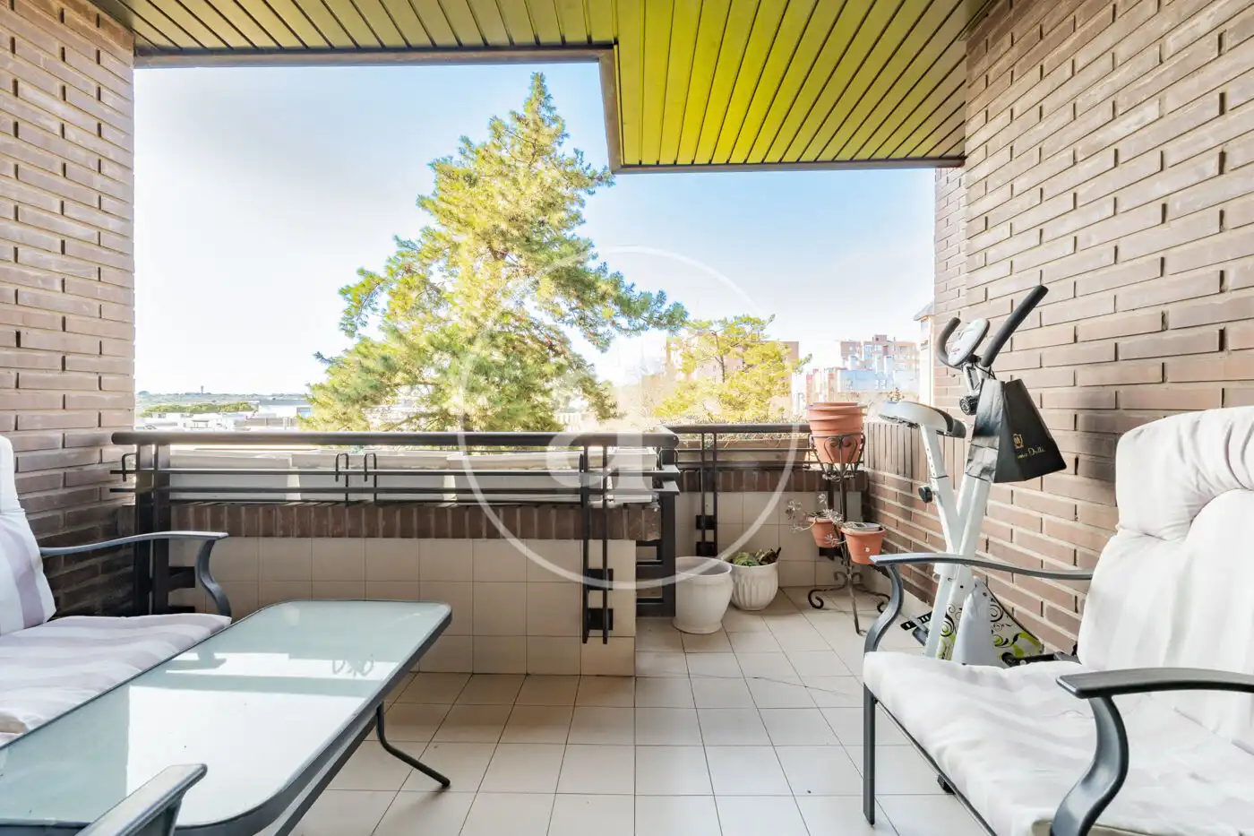 Terrace of Flat for sale in Madrid  with Heating, Terrace and Storage room