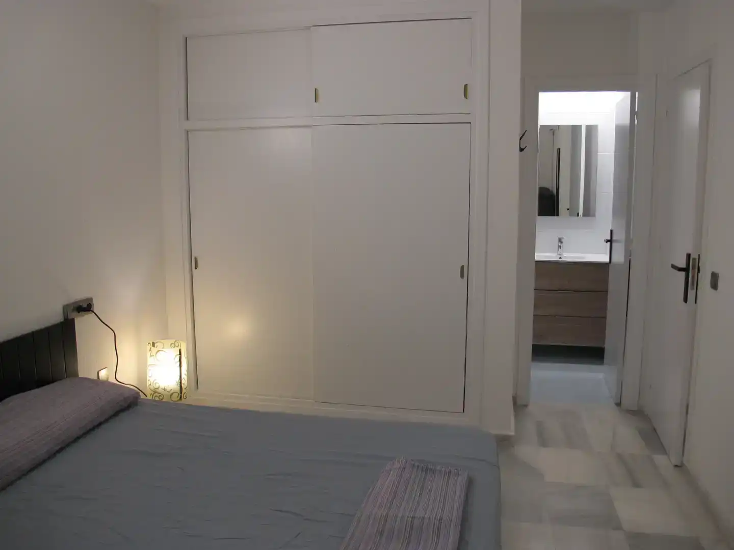 Schlafzimmer von Wohnung zur Miete in Sant Josep de sa Talaia mit Klimaanlage, Möbliert und Balkon