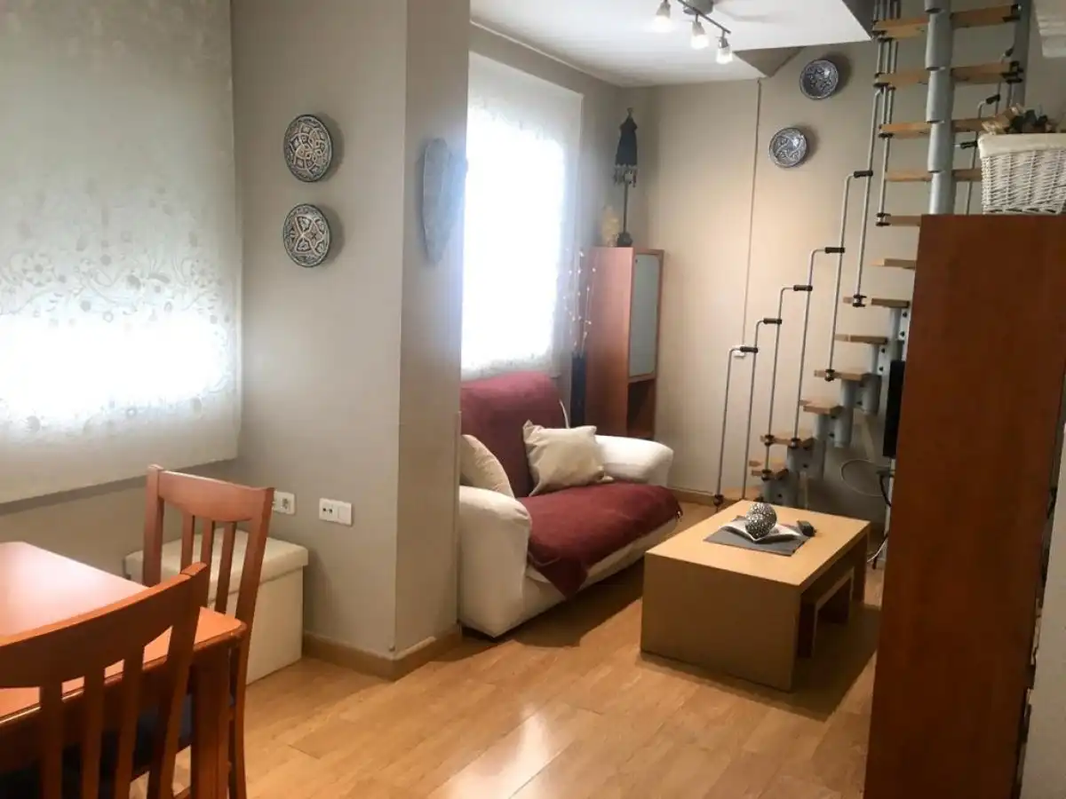 Living room of Flat for sale in Málaga  with Air Conditioner and Furnished