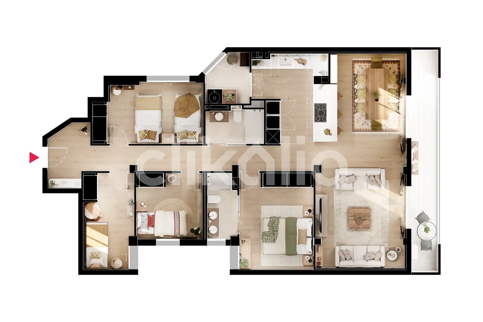 Appartement avec ascenseur à vendre à Los Remedios, imagen 25