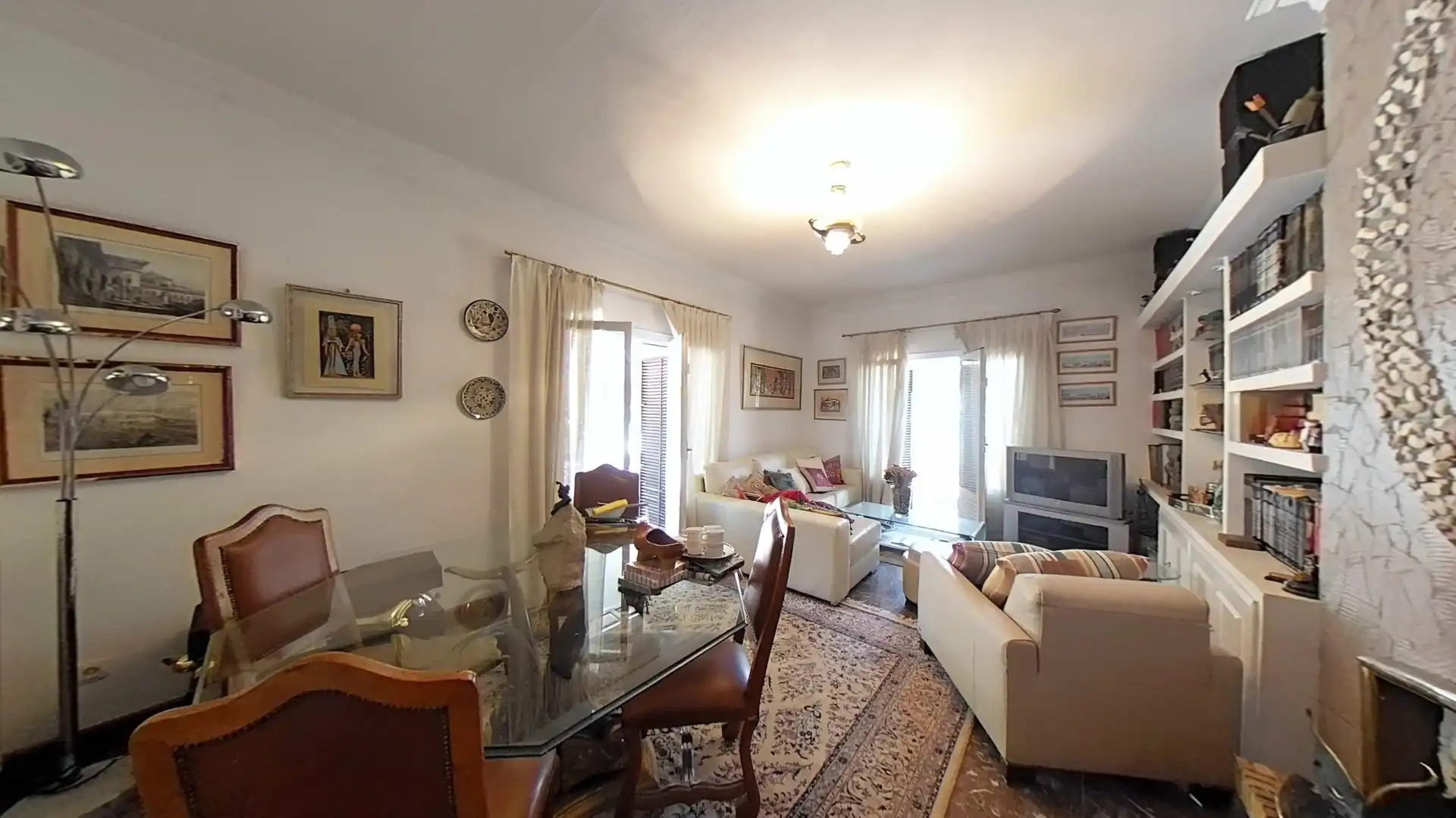 Sala d'estar de Casa o xalet en venda en Galapagar amb Aire condicionat, Calefacció i Jardí privat