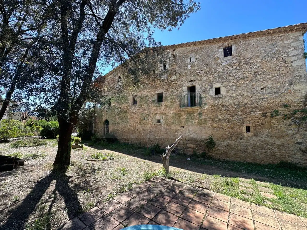 Vista exterior de Finca rústica en venta en Serinyà con Jardín privado, Terraza y Piscina