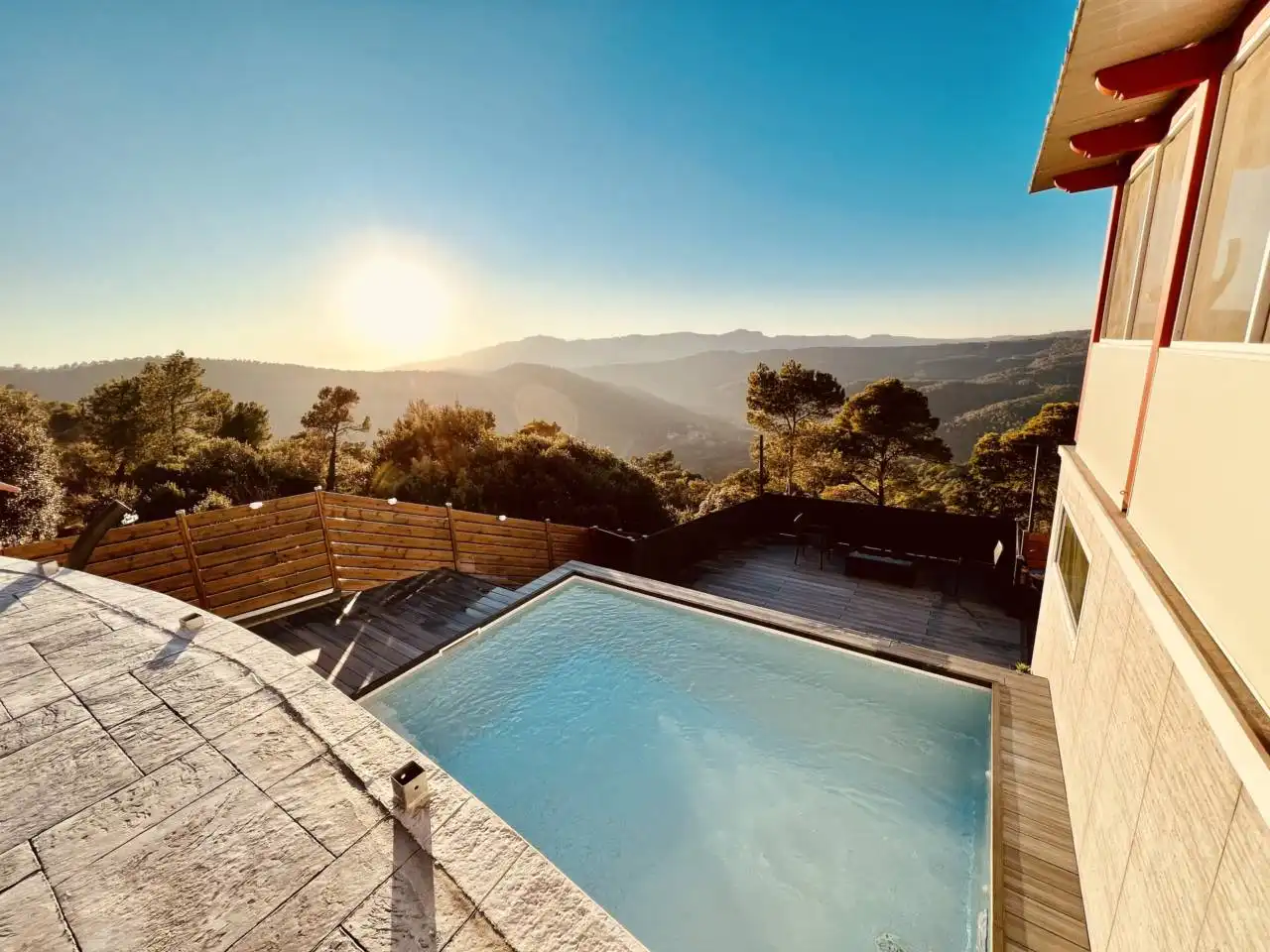 Piscina de Casa o chalet en venta en Caldes de Montbui con Calefacción, Jardín privado y Parquet