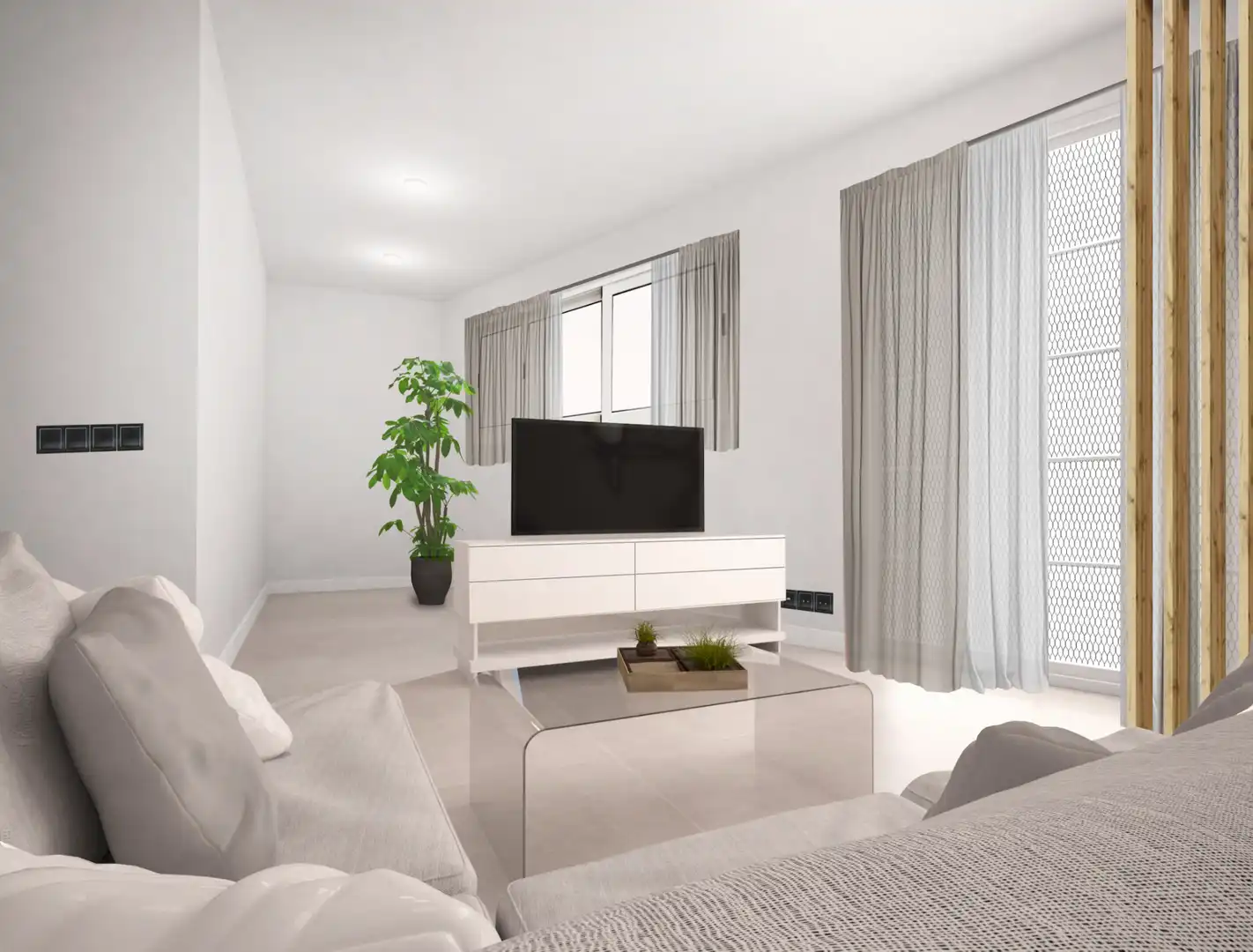 Sala de estar de Planta baja en venta en Vilanova i la Geltrú con Aire acondicionado, Calefacción y Horno