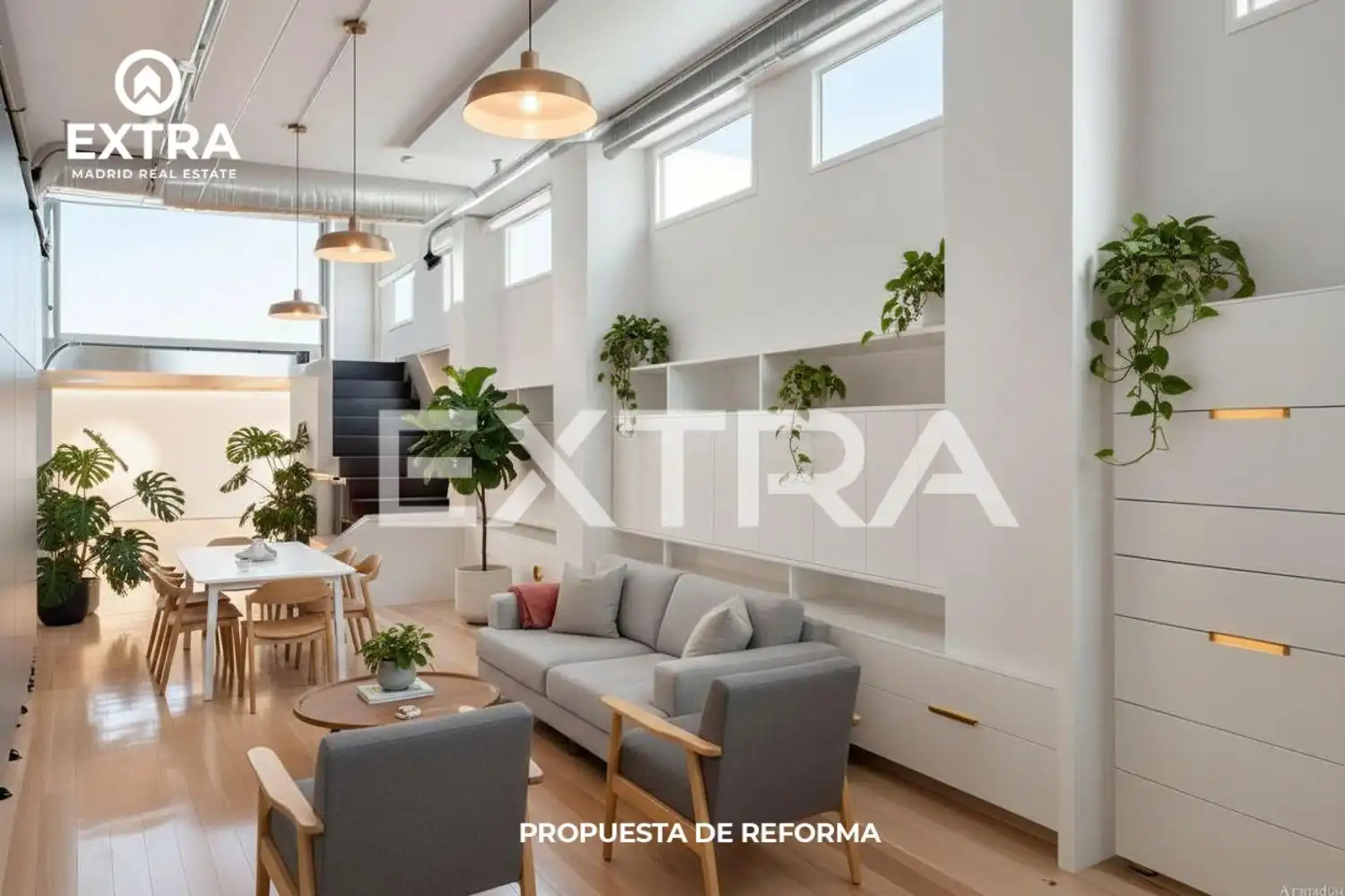 Sala d'estar de Local en venda en Madrid amb Aire condicionat