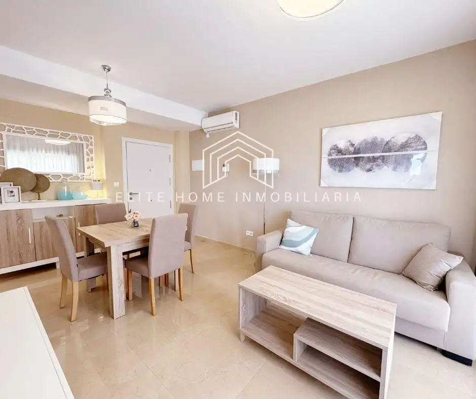 Sala de estar de Apartamento de alquiler en Cabanes con Aire acondicionado, Terraza y Piscina comunitaria