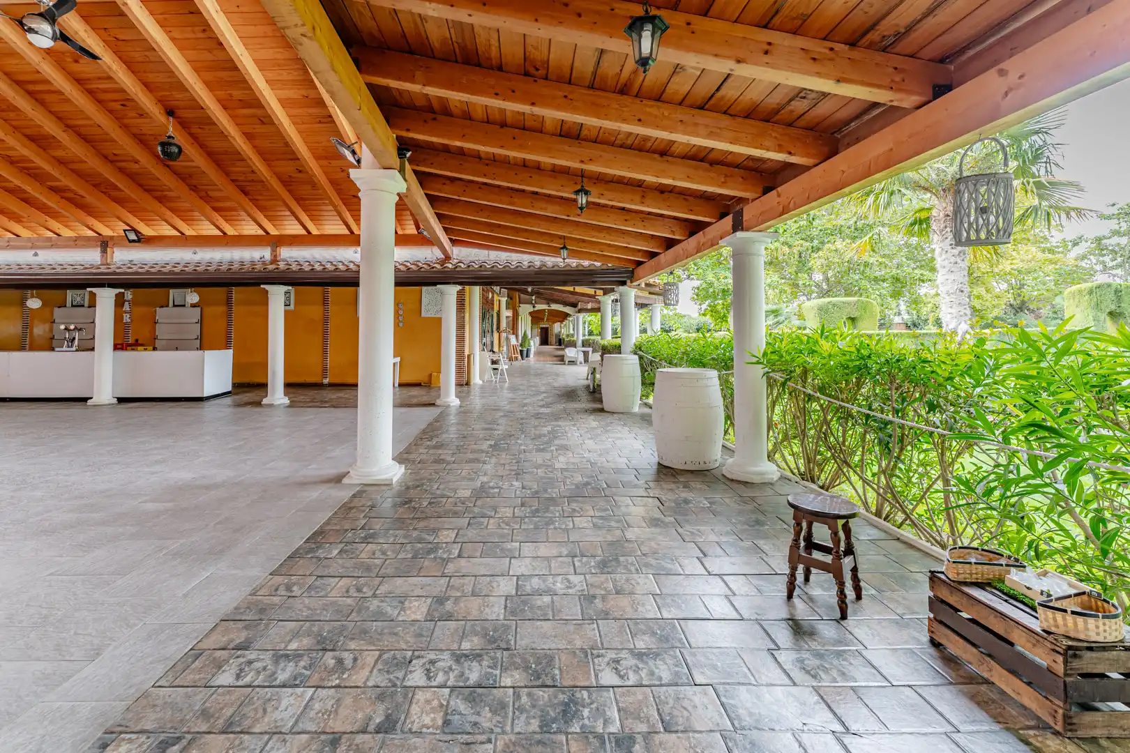Terraza de Finca rústica en venta en Laguna de Duero con Aire acondicionado, Calefacción y Jardín privado