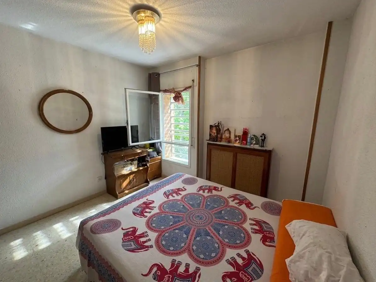 Schlafzimmer von Wohnung zum Verkauf in Madrid mit Heizung, Terrasse und Möbliert