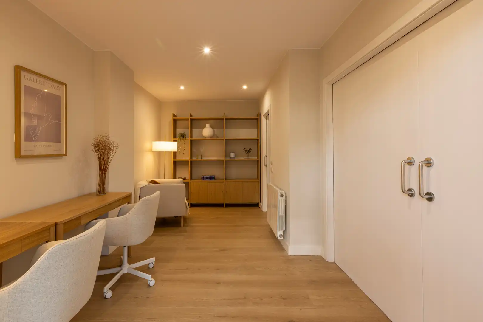 Schlafzimmer von Wohnung zum Verkauf in Badalona mit Klimaanlage, Heizung und Privatgarten
