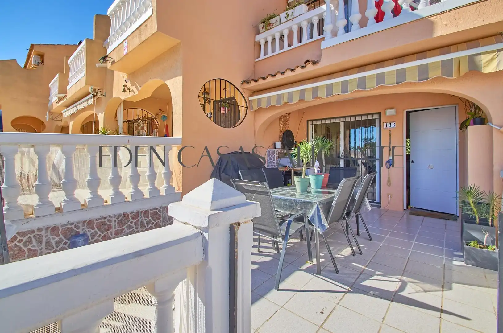 Jardín de Casa adosada en venta en El Campello con Aire acondicionado, Jardín privado y Terraza