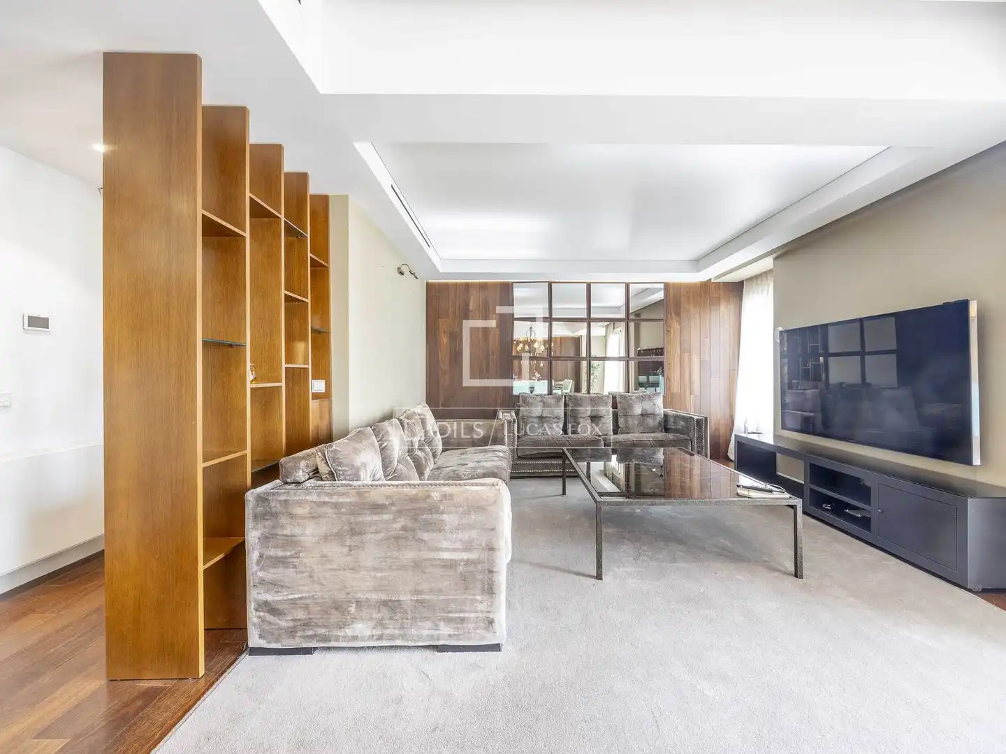 Sala d'estar de Pis de lloguer en Quart de Poblet amb Aire condicionat, Calefacció i Parquet
