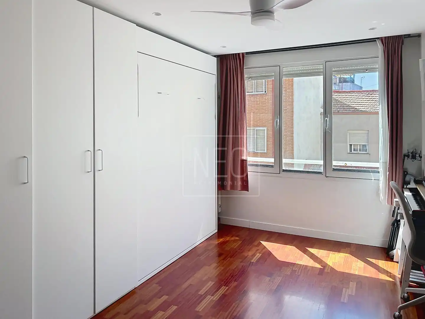 Schlafzimmer von Wohnung zum Verkauf in Madrid mit Klimaanlage, Heizung und Parkett
