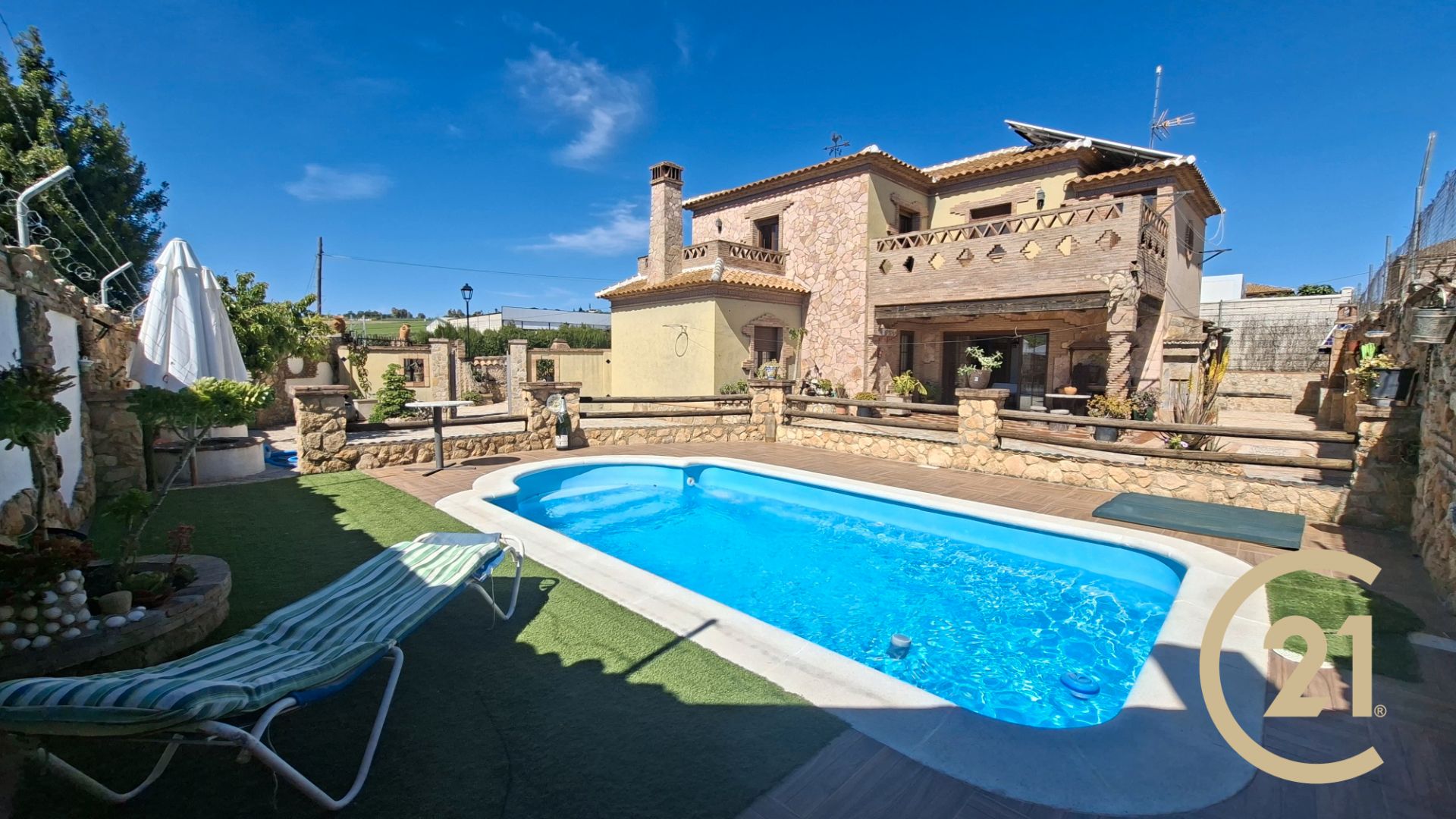 Garden of Country house for sale in Arriate  with Private garden, Terrace and Swimming Pool