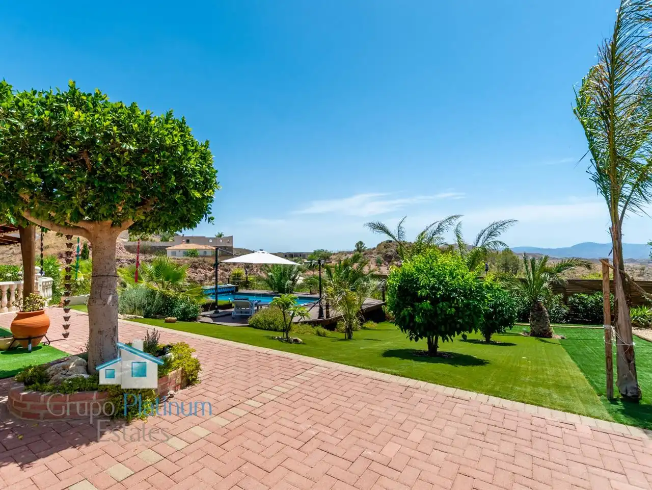 Jardí de Casa o xalet en venda en Albox amb Aire condicionat, Jardí privat i Traster