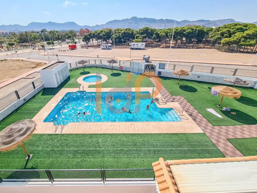 Piscina de Dúplex en venda en Pulpí amb Aire condicionat, Terrassa i Moblat