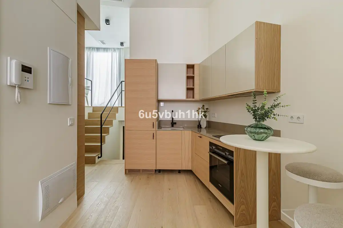Cuina de Dúplex en venda en Málaga amb Aire condicionat, Terrassa i Moblat