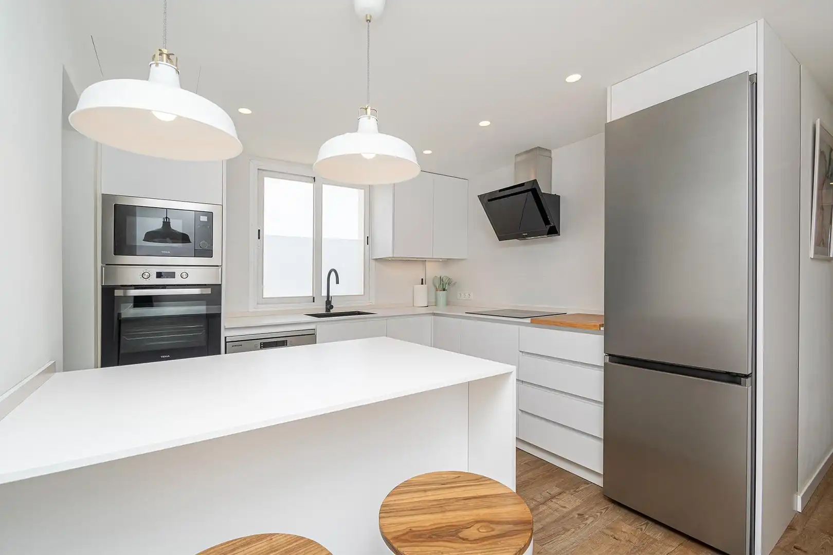 Cocina de Piso de alquiler en  Palma de Mallorca con Aire acondicionado, Calefacción y Amueblado