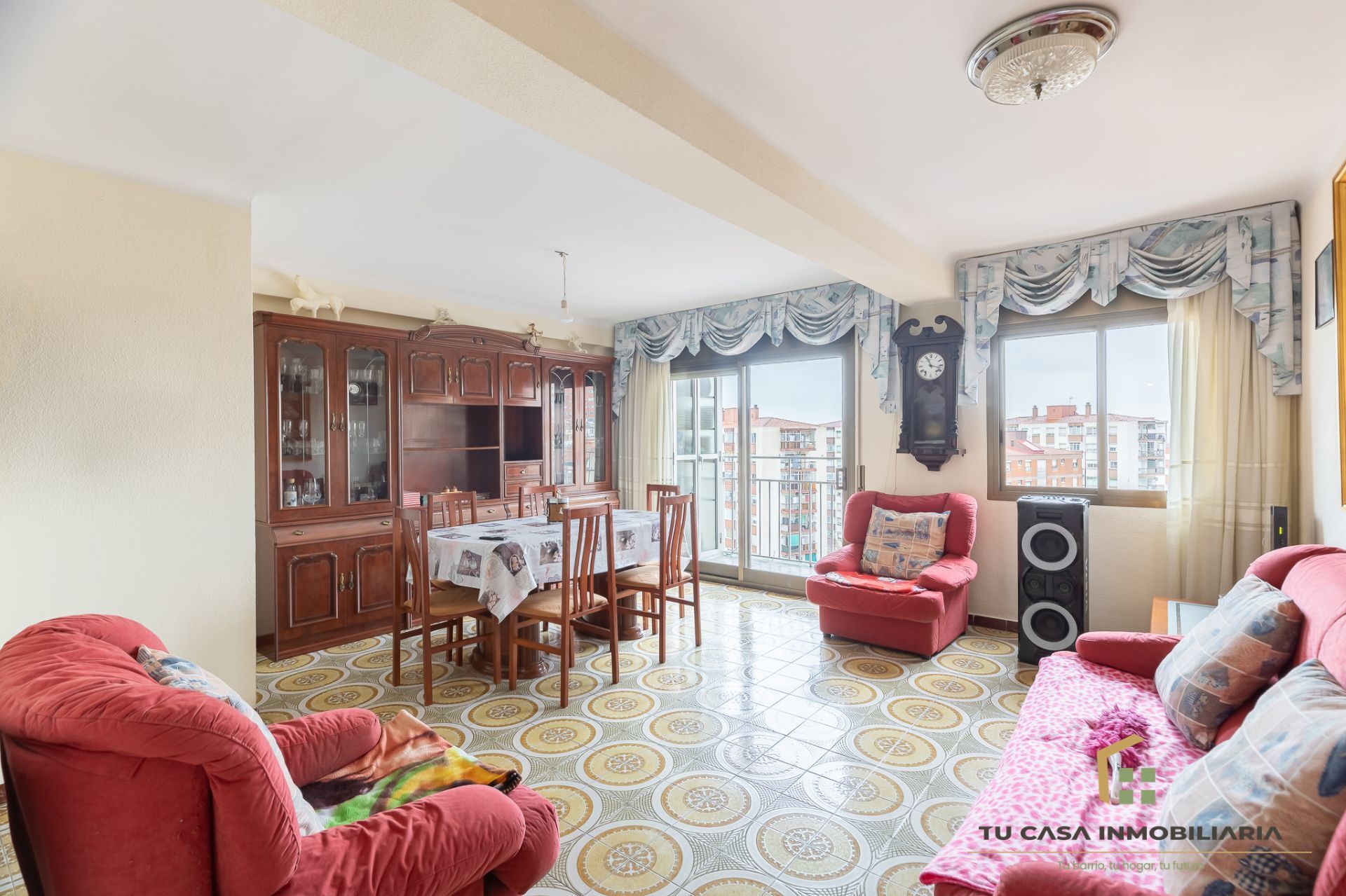 Sala de estar de Piso en venta en Badalona con Aire acondicionado, Calefacción y Amueblado