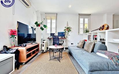 Sala d'estar de Àtic en venda en  Valencia Capital amb Aire condicionat, Calefacció i Terrassa