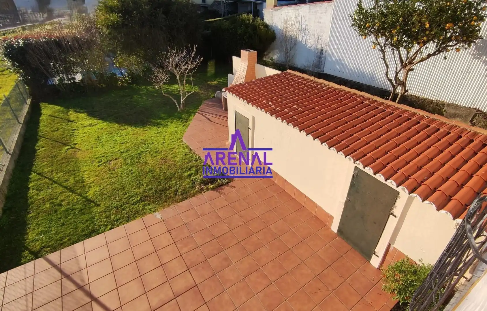 Jardí de Casa o xalet en venda en A Pobra do Caramiñal amb Calefacció, Jardí privat i Terrassa