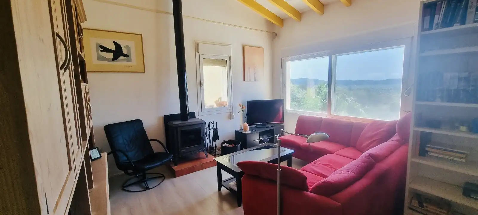 Sala de estar de Casa o chalet en venta en Xaló con Aire acondicionado, Calefacción y Jardín privado