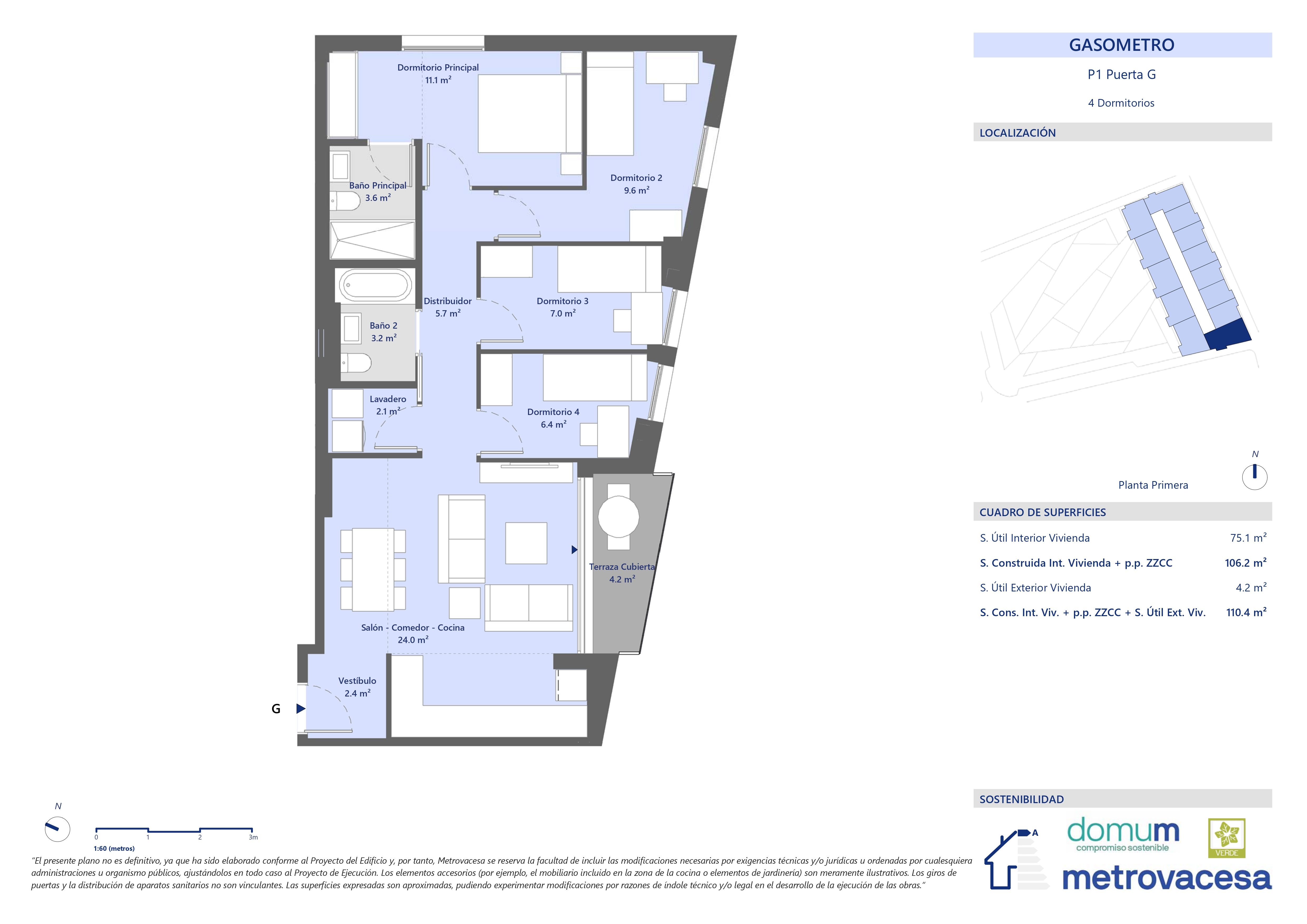 Piso en venta en Terrassa con Aire acondicionado, Calefacción y Parquet